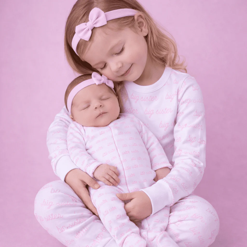 Big Sister Print Long Pajamas - Image 3