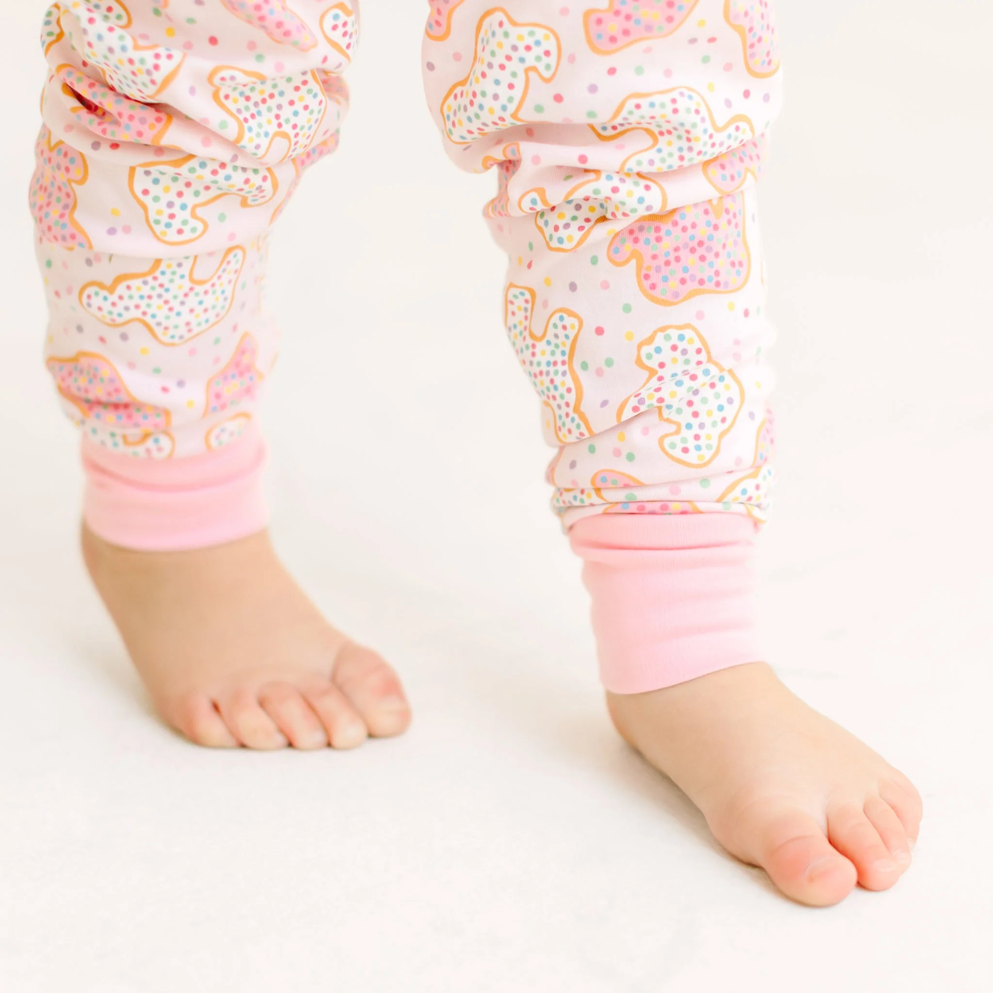 Animal Crackers Long Pajamas - Pink - Image 4