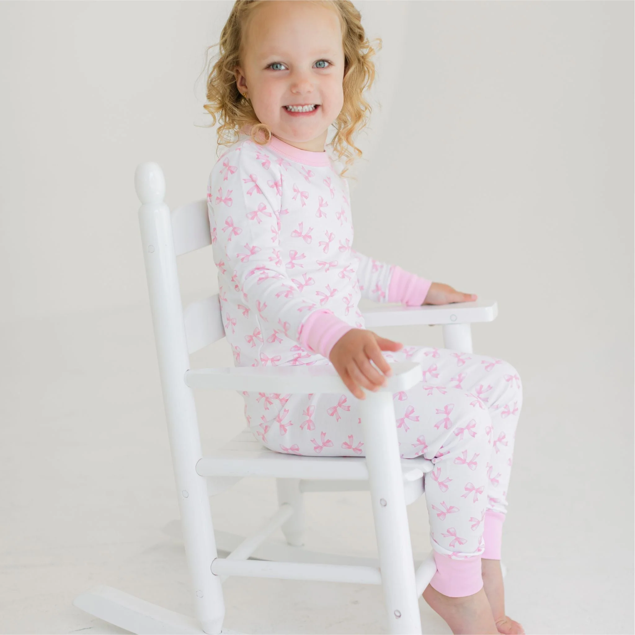 Baby Bows Long Pajamas - Image 3