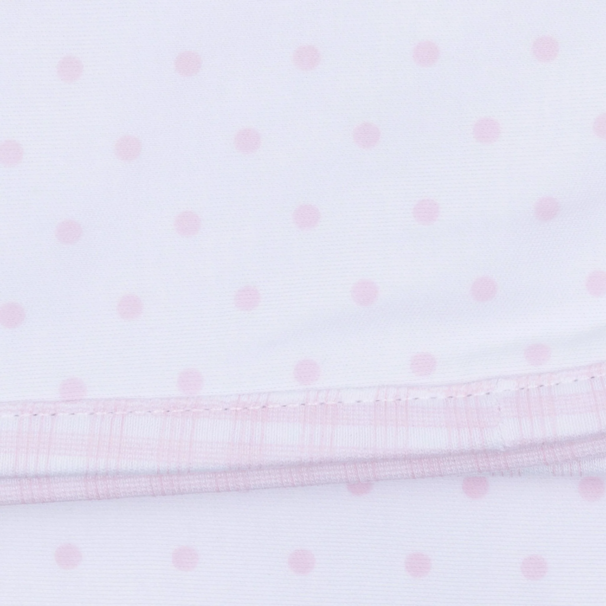 Gingham Dots Bodysuit in Pink - Image 3