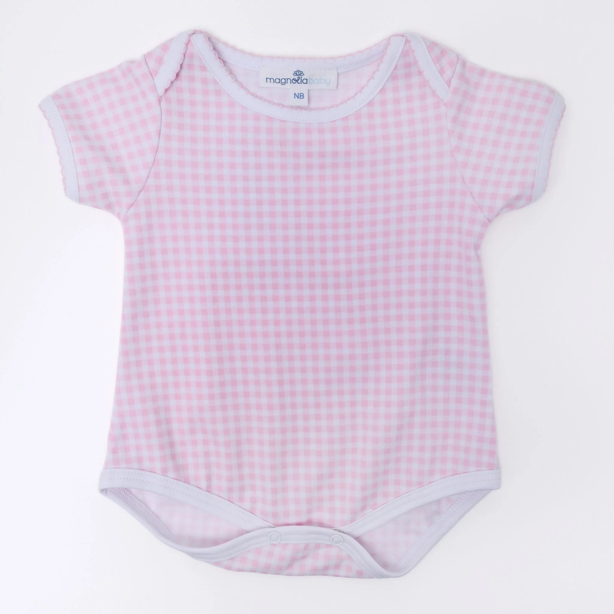 Mini Checks Lap Bodysuit - Pink - Image 4