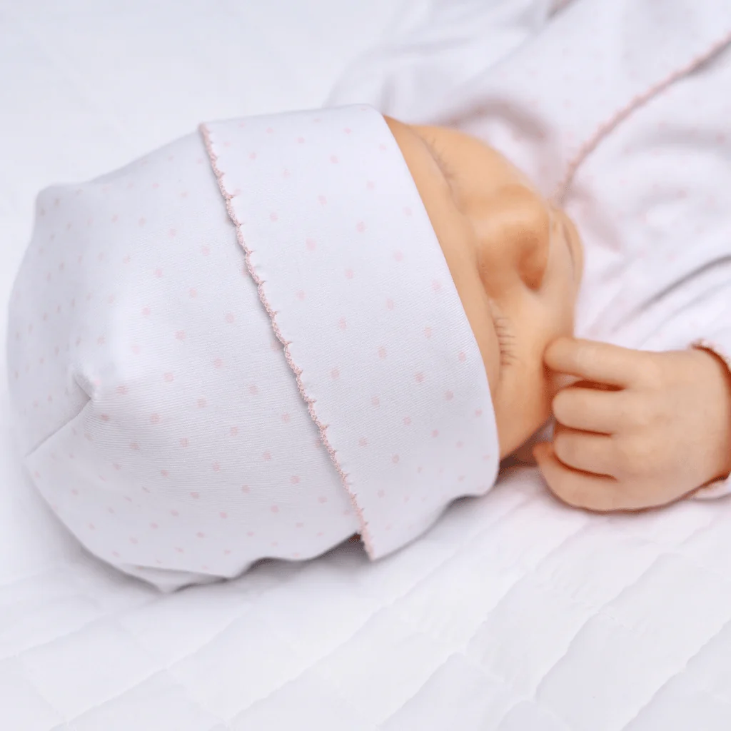 Mini Dots Hat - Pink - Image 4